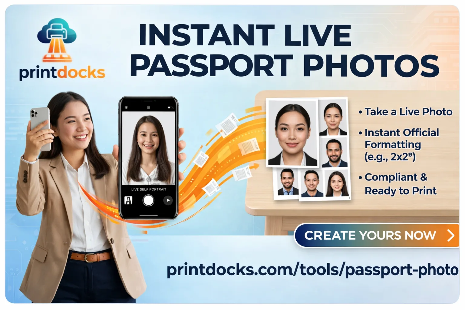 How to Take a Passport Photo with Your Phone Camera Online Free