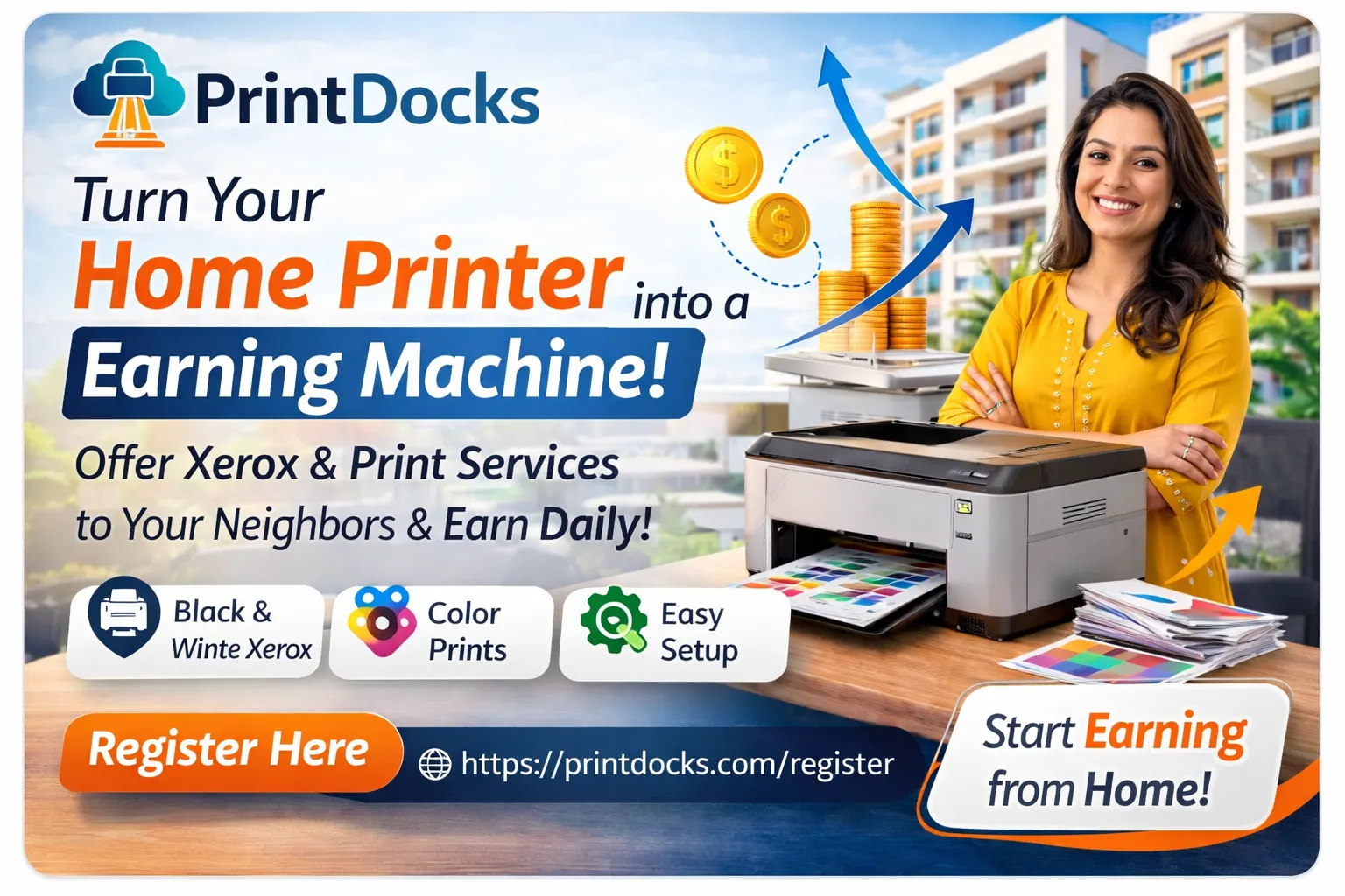Turn Your Home Printer Into a Money-Making Service for Your Neighbours